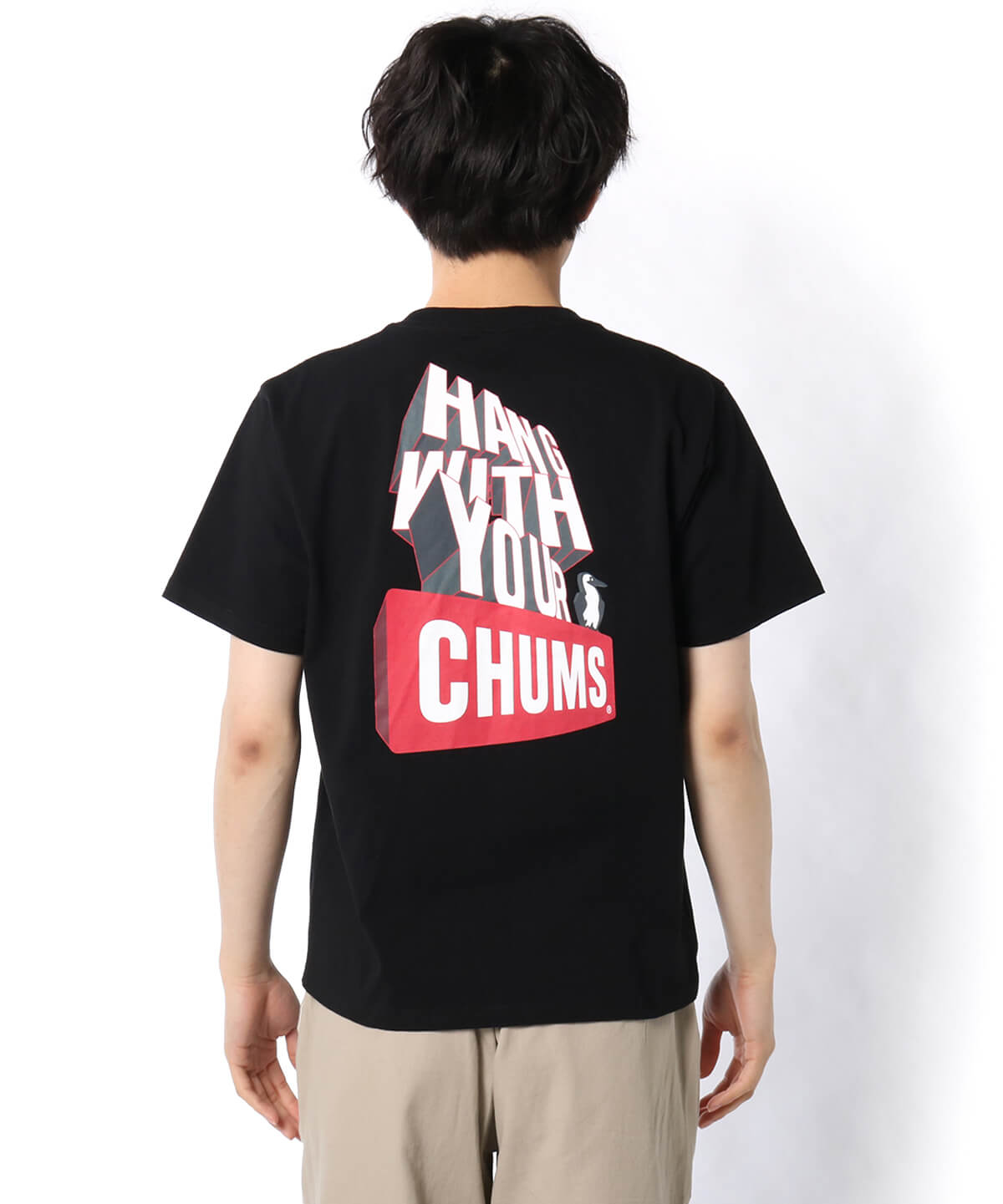 3d Hwyc T Shirt スリーディーhwyctシャツ トップス Tシャツ M Black トップス Chums チャムス アウトドアファッション公式通販