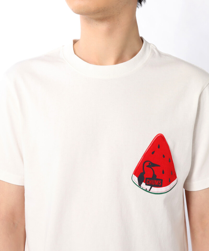 Fruity Pocket T Sweat 限定 フルーティーポケットtスウェット トップス Tシャツ M Watermelon トップス Chums チャムス アウトドアファッション公式通販