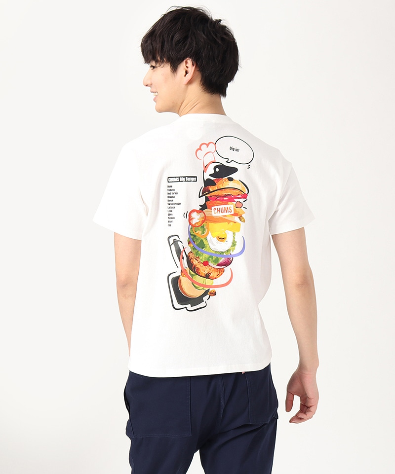 CHUMS Big Burger T-Shirt/チャムスビッグバーガーTシャツ(トップス ...