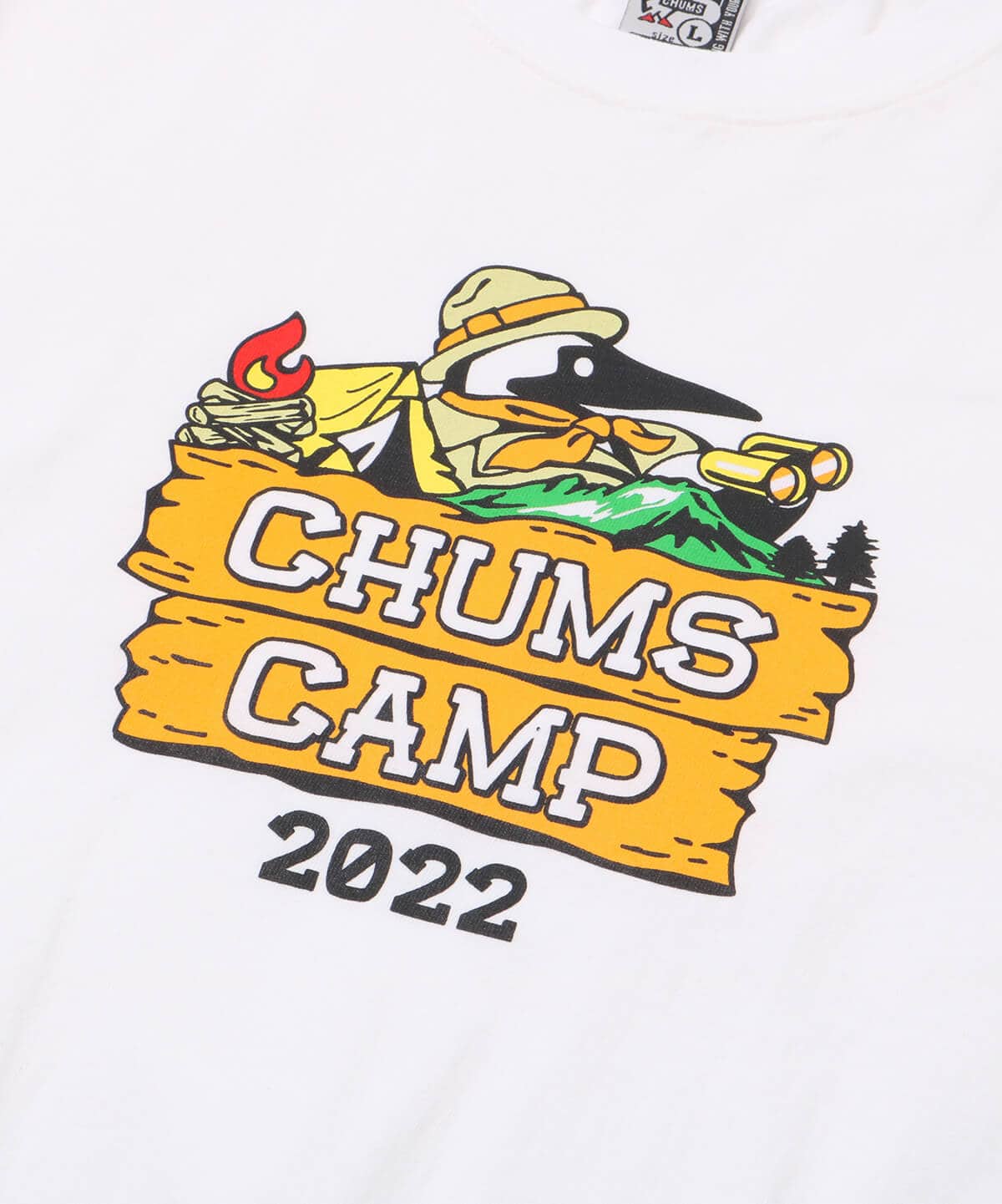 CHUMS CAMP 2022 T-Shirt(【限定】チャムスキャンプ2022Tシャツ(トップス/Tシャツ))