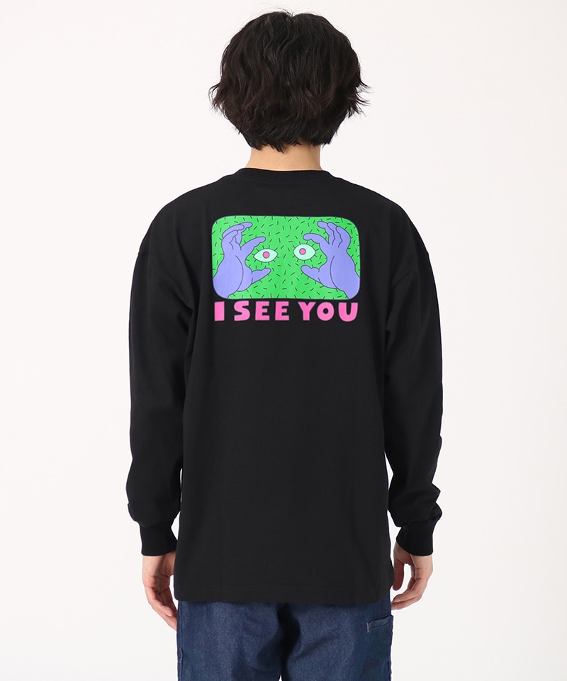 SAYORI WADA Oversized I SEE YOU L/S T-Shirt/サヨリワダオーバー