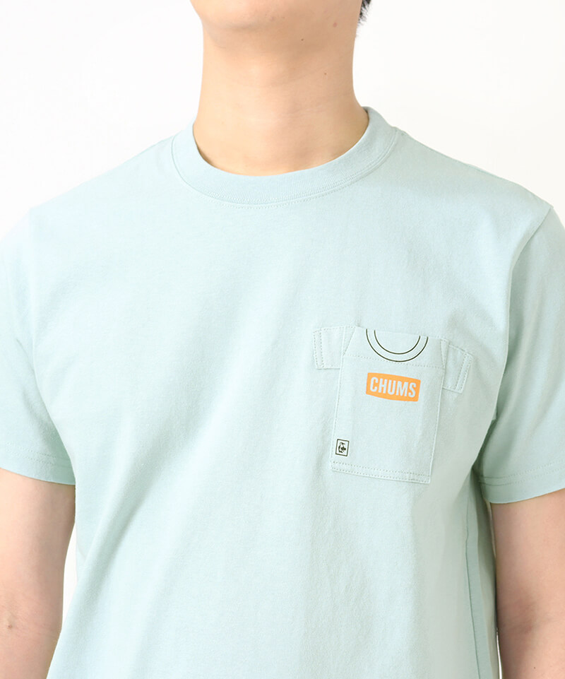 CHUMS Logo T-Shirt Pocket T-Shirt(【限定】チャムスロゴTシャツポケットTシャツ（トップス/Tシャツ）)