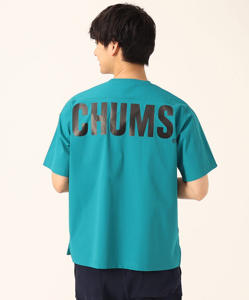 背面 | エアトレイルストレッチチャムスTシャツ