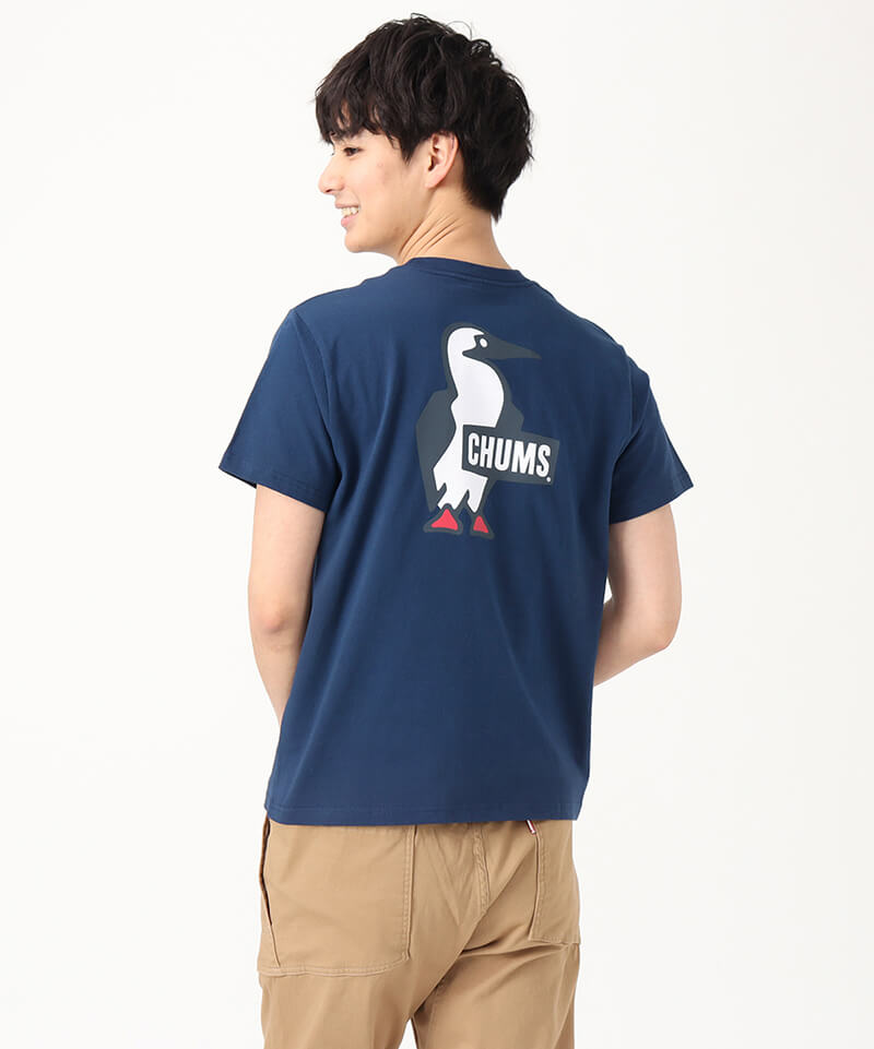 Booby Logo T-Shirt/ブービーロゴTシャツ(トップス/半袖Tシャツ)(M Lt. Blue): トップスCHUMS(チャムス )|アウトドアファッション公式通販