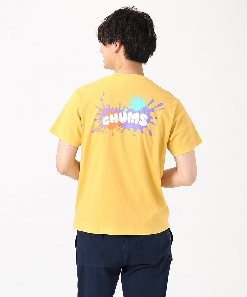 CHUMS Water Gun T-Shirt/チャムスウォーターガンTシャツ(トップス/Tシャツ)(M Mustard): トップスCHUMS( チャムス)|アウトドアファッション公式通販