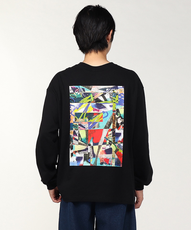 SHINJIRO TANAKA Oversized Rebirth Blushed L/S T-Shirt
