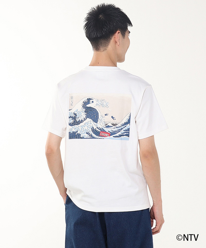 【限定】CHUMS x 葛飾北斎 浪裏 T-Shirt(【限定】CHUMS x 葛飾北斎 浪裏Tシャツ(トップス/Tシャツ))
