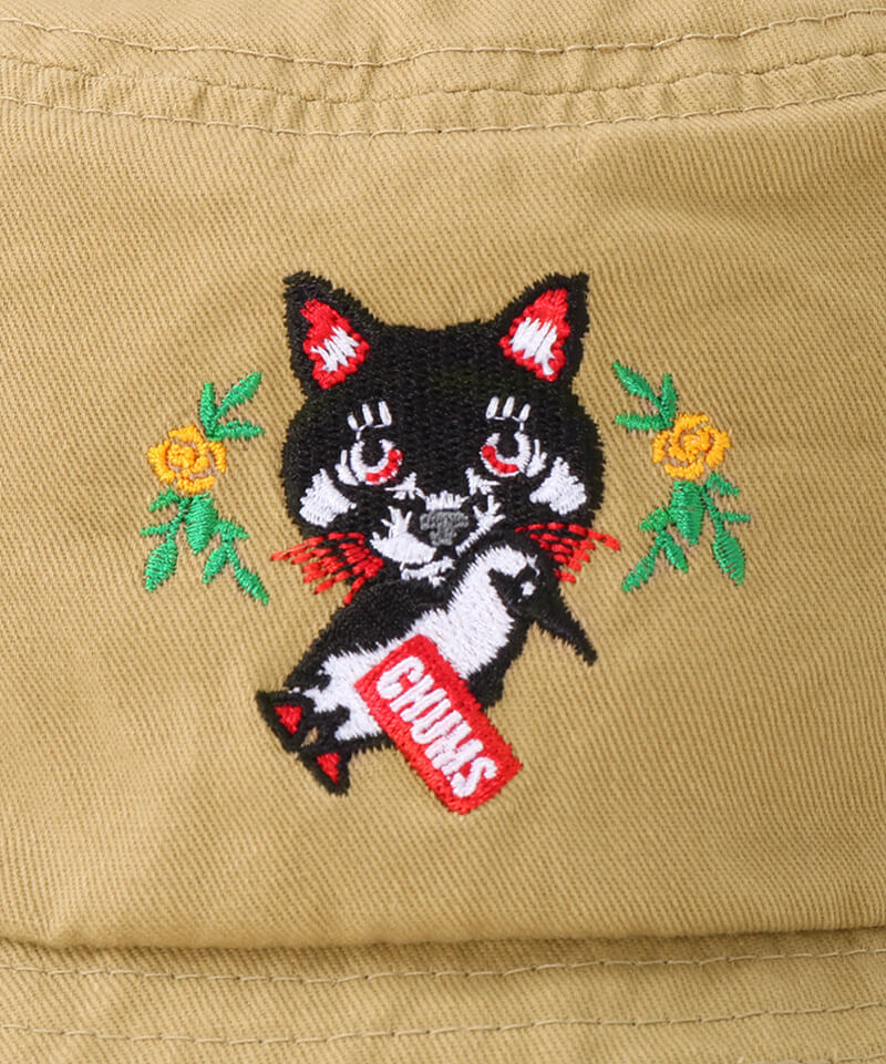 刺繍 | BSCプレイングキャットバケットハット