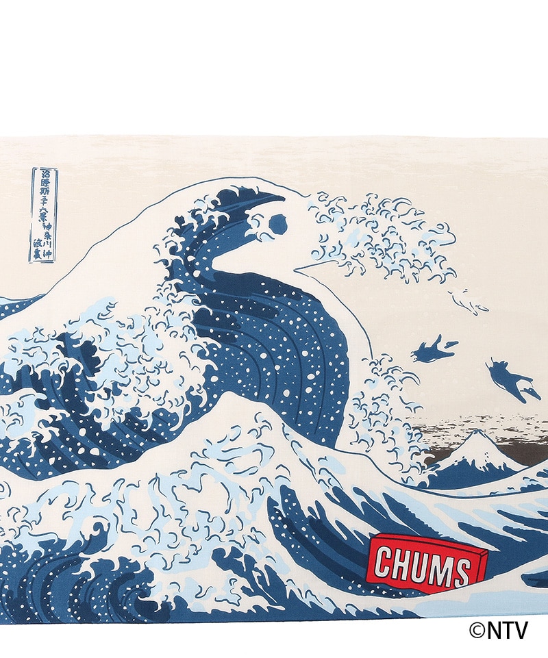 限定】CHUMS x 葛飾北斎 浪裏手ぬぐい/【限定】CHUMS x 葛飾北斎