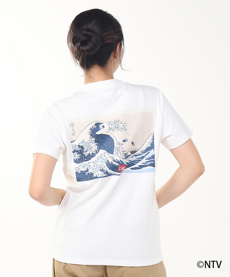 【限定】CHUMS x 葛飾北斎 浪裏 T-Shirt(【限定】CHUMS x 葛飾北斎 浪裏Tシャツ(トップス/Tシャツ))