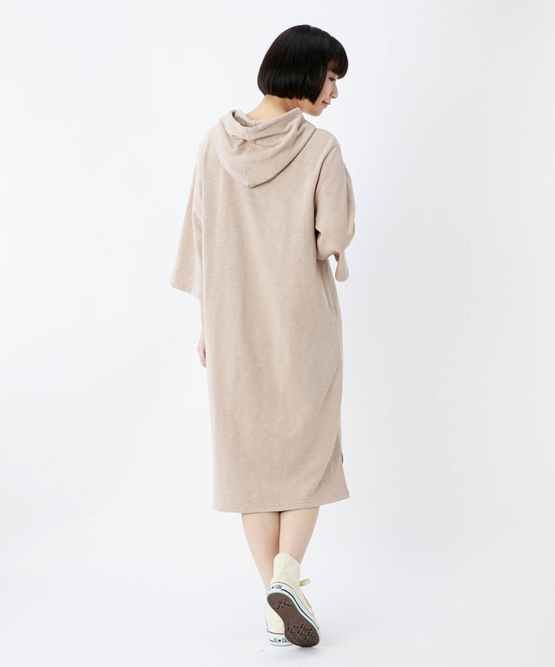 Keystone 3/4 Sleeve Parka Dress/キーストーン七分丈スリーブパーカードレス(ワンピース|スウェット) Keystone 3/4 Sleeve Parka Dress/キーストーン七分丈スリーブパーカードレス(ワンピース|スウェット)