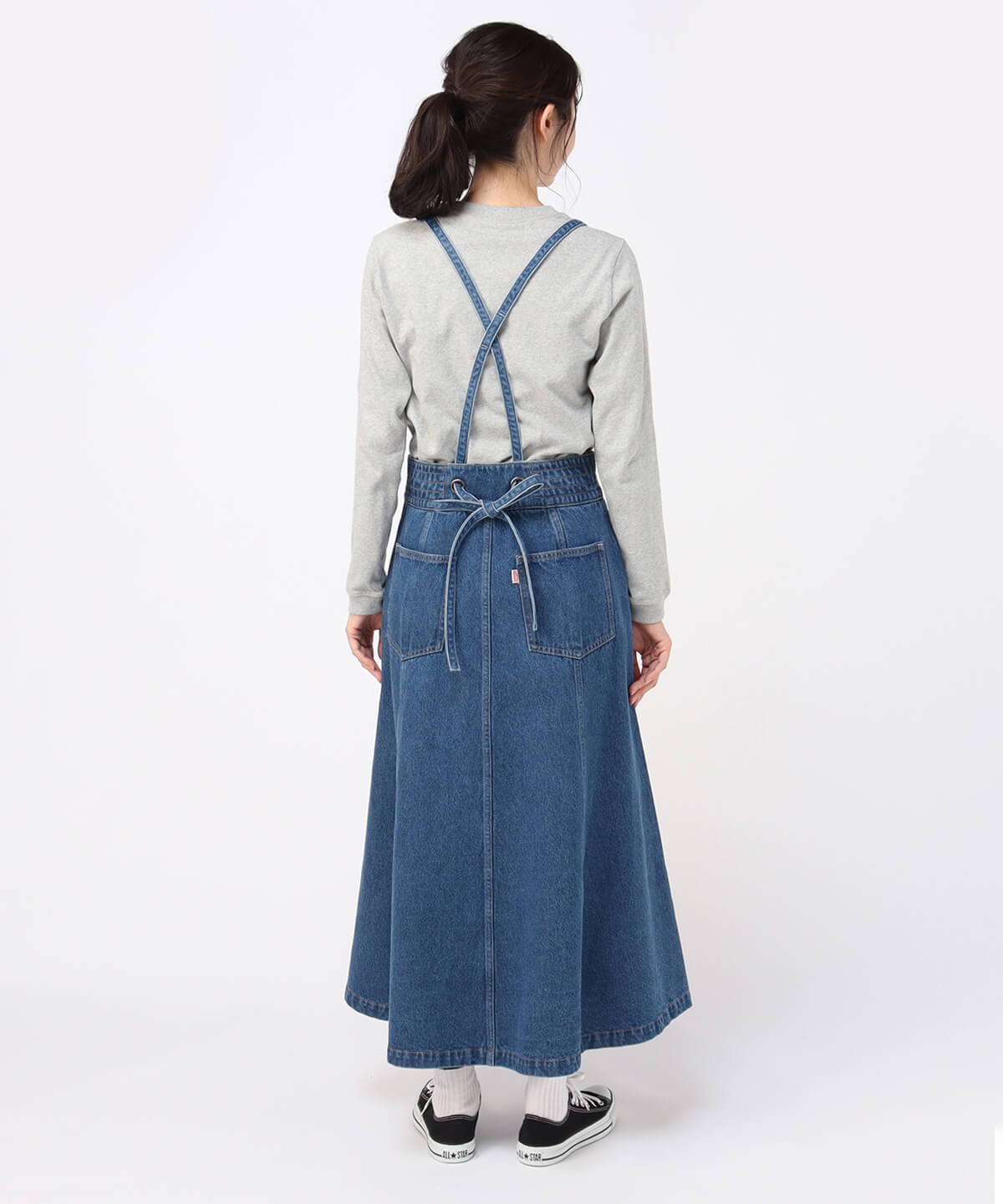 Suspenders Denim Skirt(サスペンダーズデニムスカート(スカート｜ボトムス))