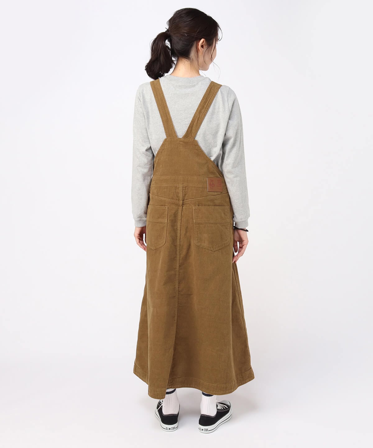 All Over The Corduroy Overall Skirt/オールオーバーザコーデュロイオーバーオールスカート(オーバーオール｜スカート)(Womens  M Beige): ワンピース｜スカート|CHUMS(チャムス)|アウトドアファッション公式通販