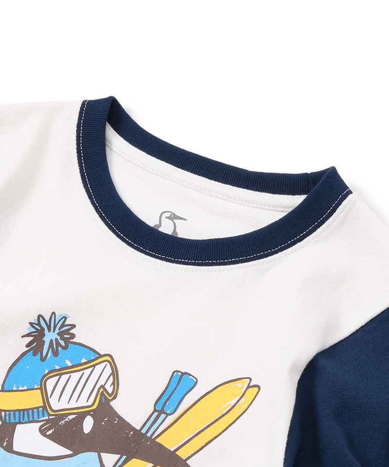 Kid's Skiing Booby L/S T-Shirt(キッズスキイングブービーロングスリーブTシャツ(キッズ/ロングTシャツ))