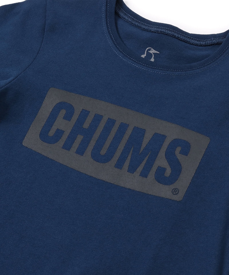 Kid S Chums Logo L S T Dress キッズチャムスロゴロングスリーブティードレス キッズ ワンピース Kid Sm Navy X Navy キッズ Chums チャムス アウトドアファッション公式通販