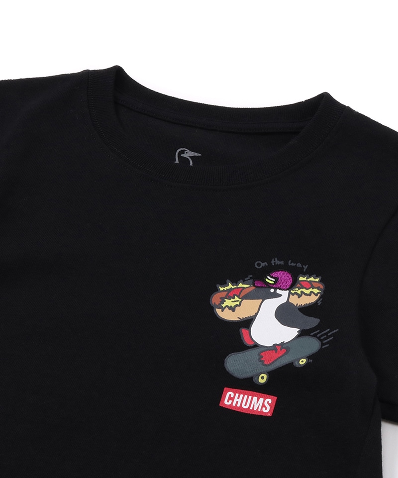 Kid's CHUMS Delivery T-Shirt/キッズチャムスデリバリーTシャツ(キッズ｜Tシャツ)(Kid'sM Black): キッズ| CHUMS(チャムス)|アウトドアファッション公式通販