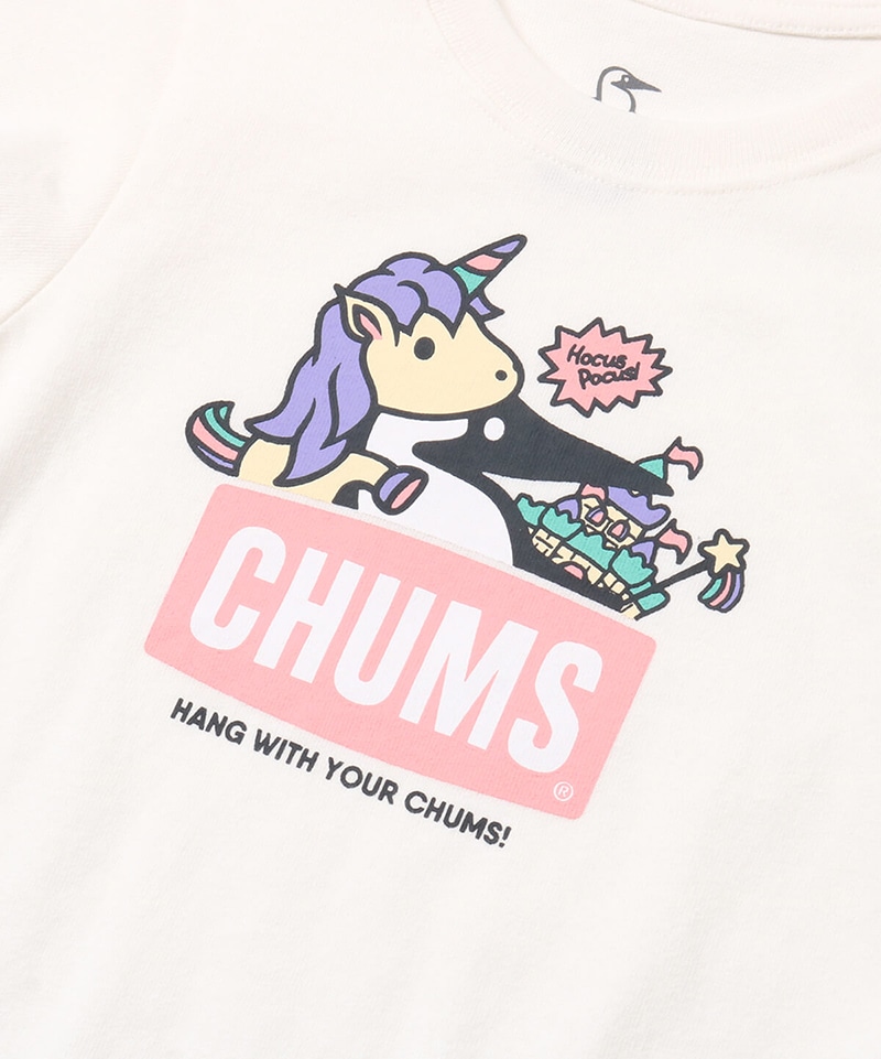 チャムスメ Unicorn Booby L S T Shirt 限定 チャムスメユニコーンブービーロングスリーブtシャツ キッズ ロングtシャツ Kid Sm White キッズ Chums チャムス アウトドアファッション公式通販