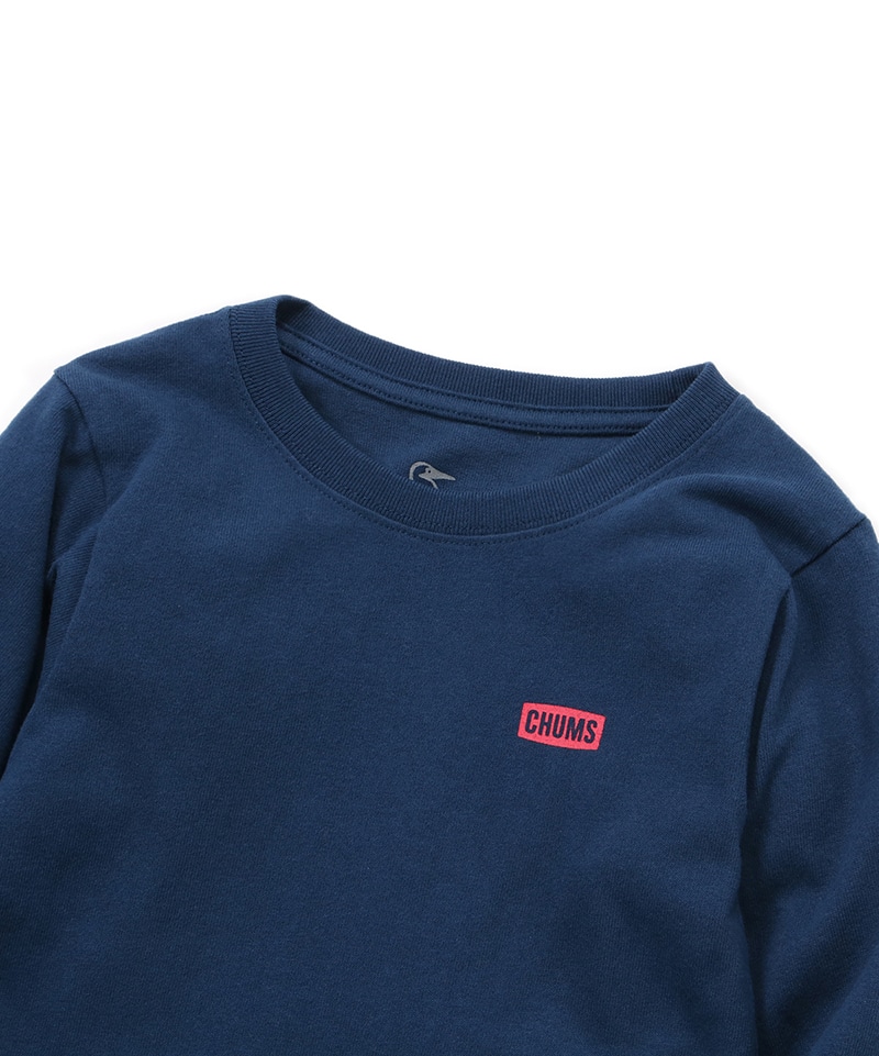 Kid's Booby Logo Brushed L/S T-Shirt/キッズブービーロゴブラッシュ