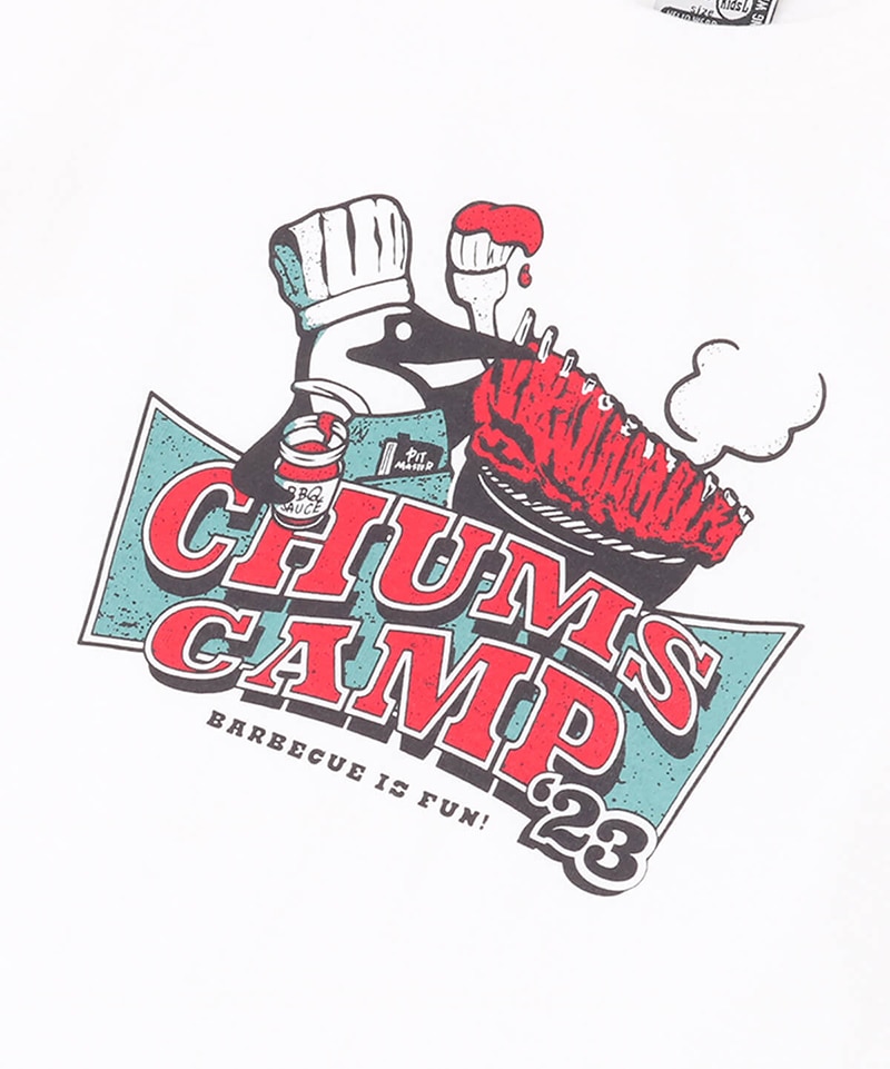 Kid's CHUMS CAMP 2023 Season T-Shirt(【限定】キッズチャムスキャンプ2023シーズンTシャツ(トップス/Tシャツ))