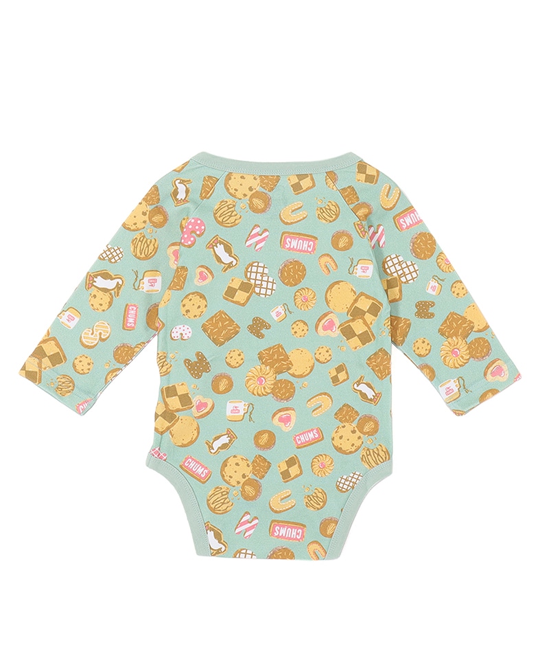 Baby Patterned L/S Gift Set(ベビーパターンドロングスリーブギフトセット(ベビー|ロンパース|スタイ))