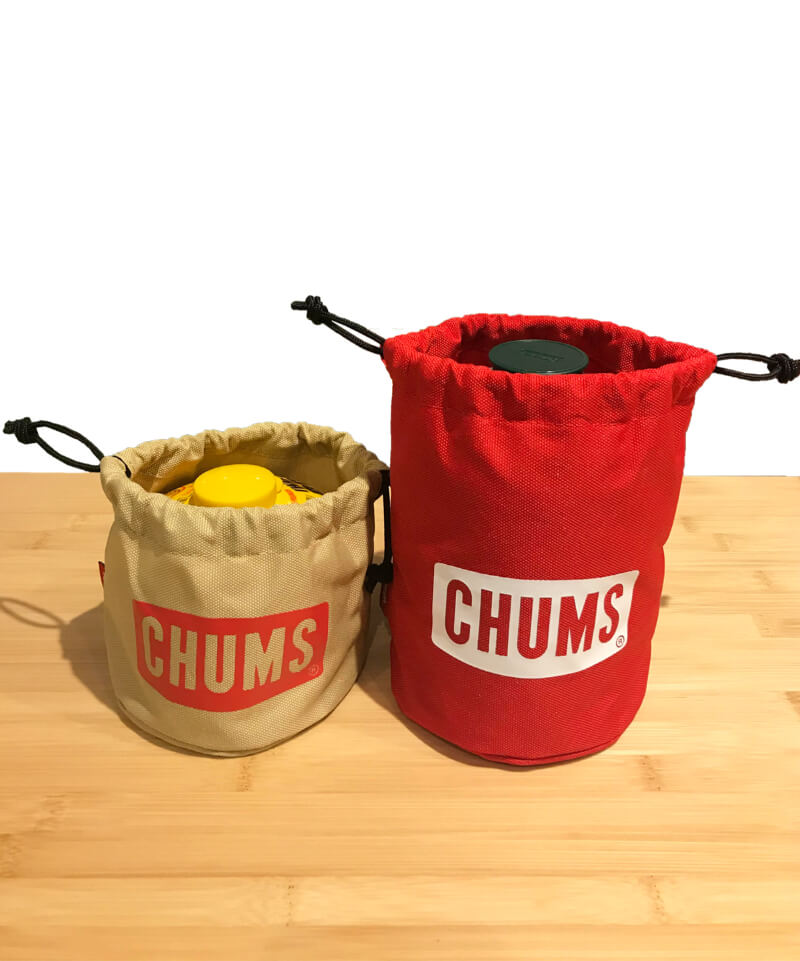 CHUMS Logo Drawstring Tool Case M/チャムスロゴドローストリングツールケースM(キャンプグッズ)