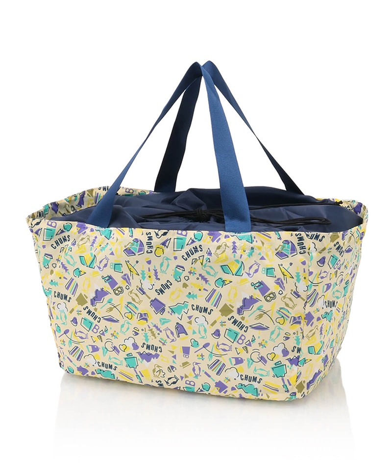レジかご Eco Bag レジカゴエコバッグ エコバッグ サイズなし Black Border Bk バッグ Chums チャムス アウトドアファッション公式通販