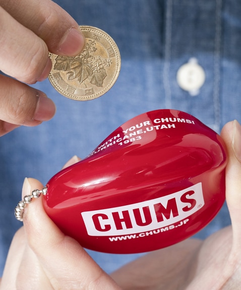 CHUMS Logo Quikoin with Ball Chain(チャムスロゴクイコインウィズボールチェーン)