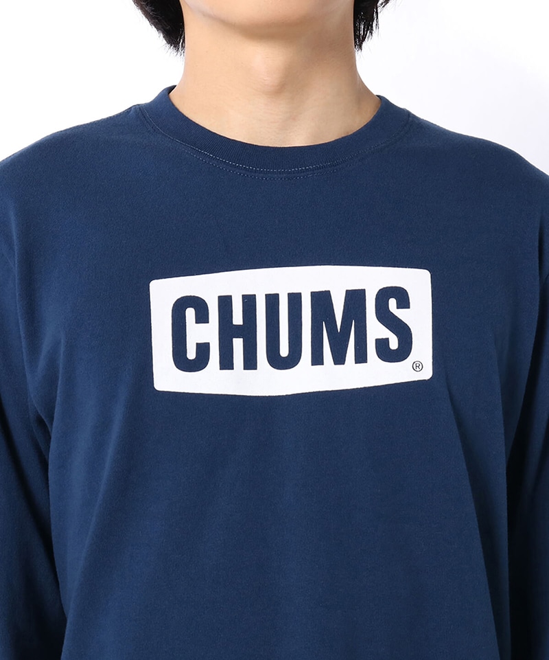 ランキングや新製品 [チャムス] Tシャツ CHUMS Logo L/S T-Dress (Crazy M) シャツ、ポロシャツ
