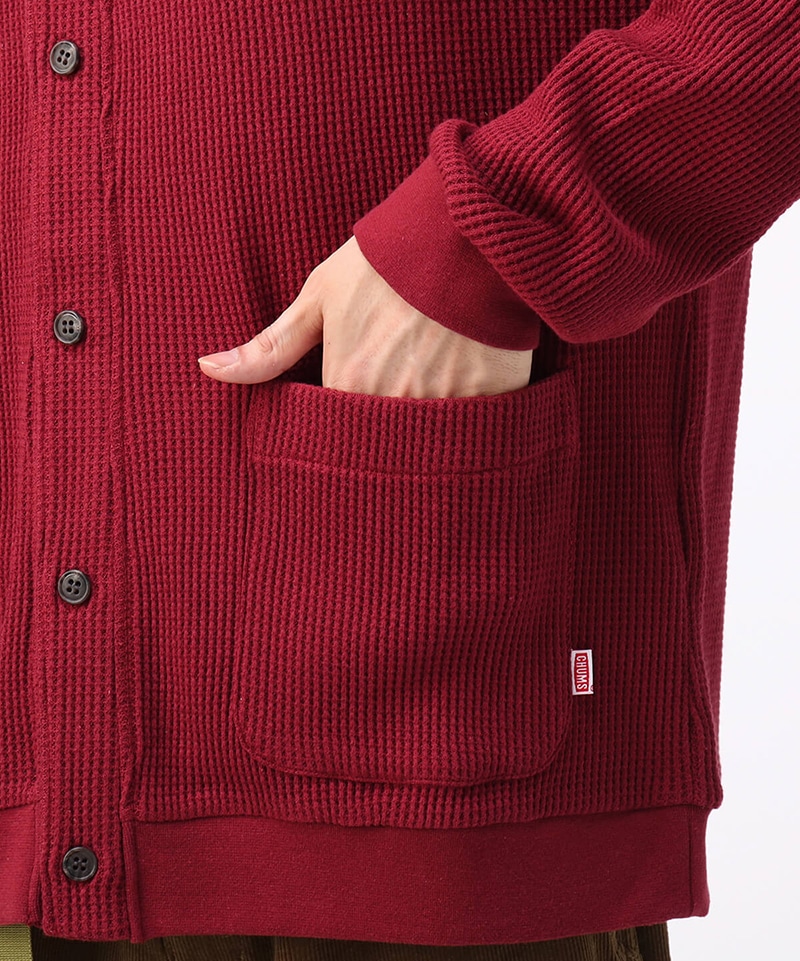 ポケット | ワッフルカーディガン