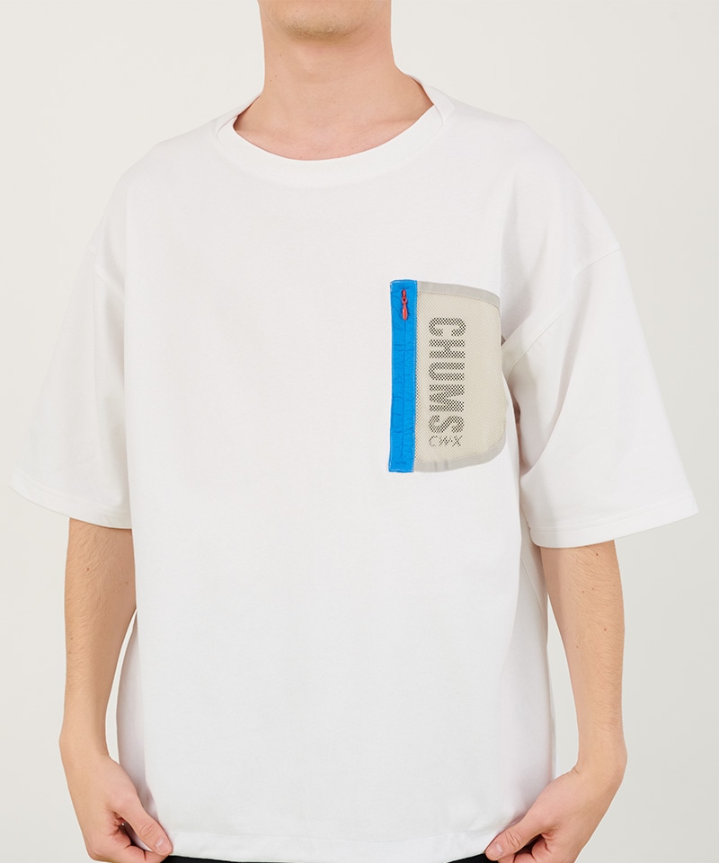 CHUMS x CW-X Mens Mesh Pocket T-Shirt/チャムス x CW-Xメンズ