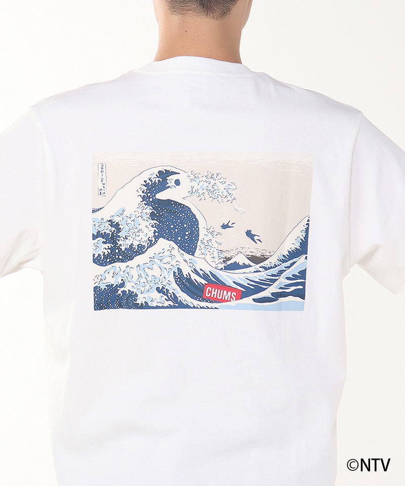 【限定】CHUMS x 葛飾北斎 浪裏 T-Shirt(【限定】CHUMS x 葛飾北斎 浪裏Tシャツ(トップス/Tシャツ))