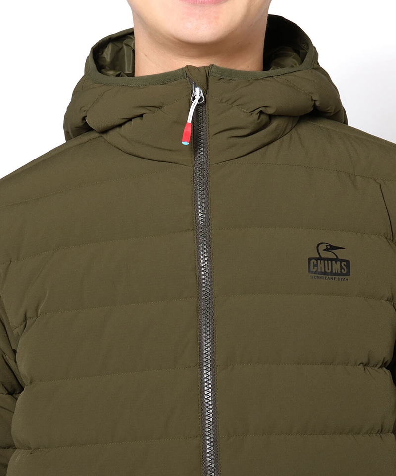 4 Way Stretch Down Parka 4ウェイストレッチダウンパーカー ダウンジャケット ベスト M Green ジャケット アウター Chums チャムス アウトドアファッション公式通販