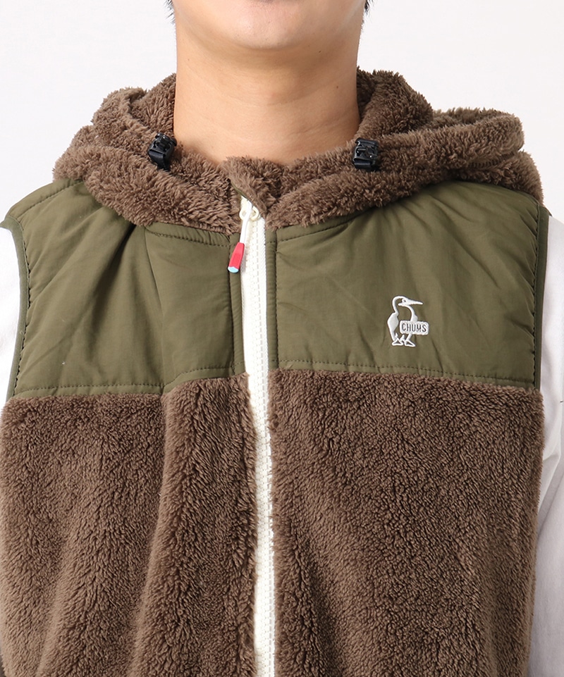 Elmo Fleece Vest/エルモフリースベスト(アウター／フリース)(M Brown ...