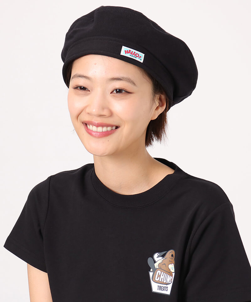 Hello Beret/ハローベレー(帽子/ベレー帽)(Free H/Gray): 帽子CHUMS(チャムス)|アウトドアファッション公式通販