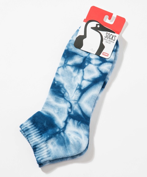 Tie-Dye Ankle Socks/タイダイアンクルソックス(ソックス/靴下)(S Storm): フットウェアCHUMS(チャムス