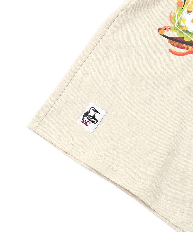 Kid's CHUMS Big Burger T-Shirt/キッズチャムスビッグバーガーTシャツ(キッズ｜Tシャツ)(Kid'sM Greige):  キッズ｜ベビーCHUMS(チャムス)|アウトドアファッション公式通販