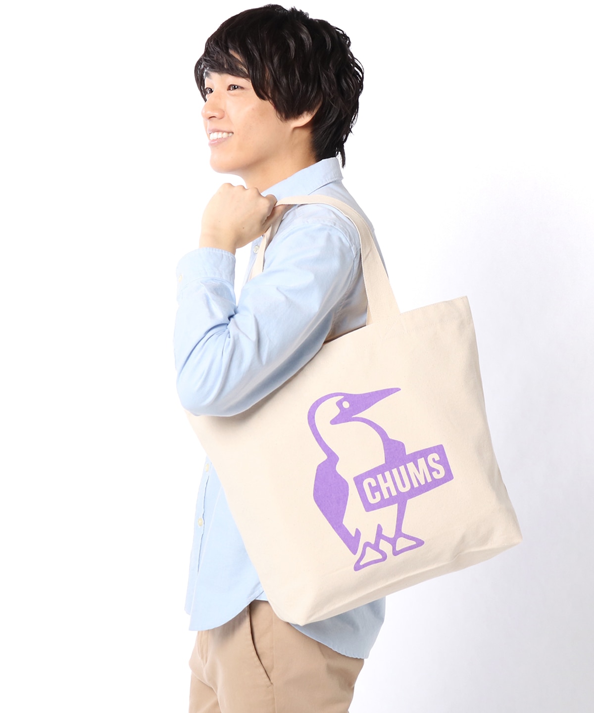 Booby Canvas Tote/ブービーキャンバストート (トートバッグ)(サイズなし Lavender): バッグ |CHUMS(チャムス)|アウトドアファッション公式通販