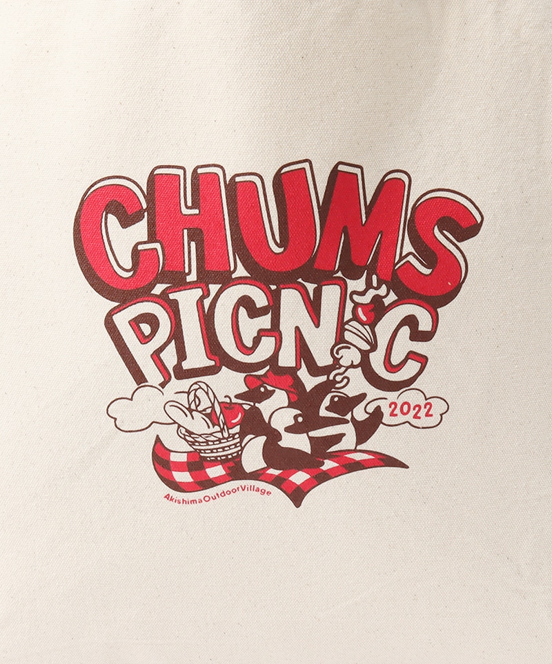 CHUMS PICNIC 2022 Canvas Tote(【限定】チャムスピクニック2022キャンバストート(トートバッグ))