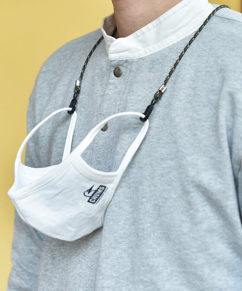 Rope Multi Use Strap ロープマルチユースストラップ マスク ストラップ Free Black 雑貨 小物 Chums チャムス アウトドアファッション公式通販