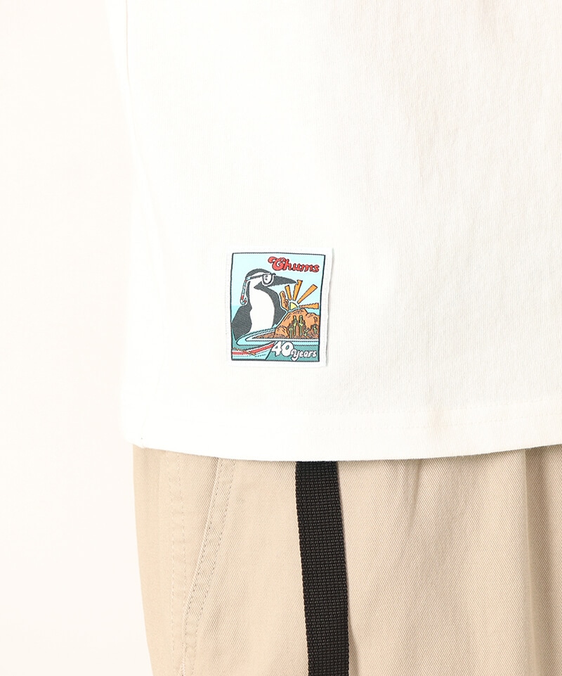 CHUMS 40 Years L/S T-Shirt(【40周年限定】チャムス40イヤーズロングスリーブTシャツ(ロンT/ロングTシャツ))