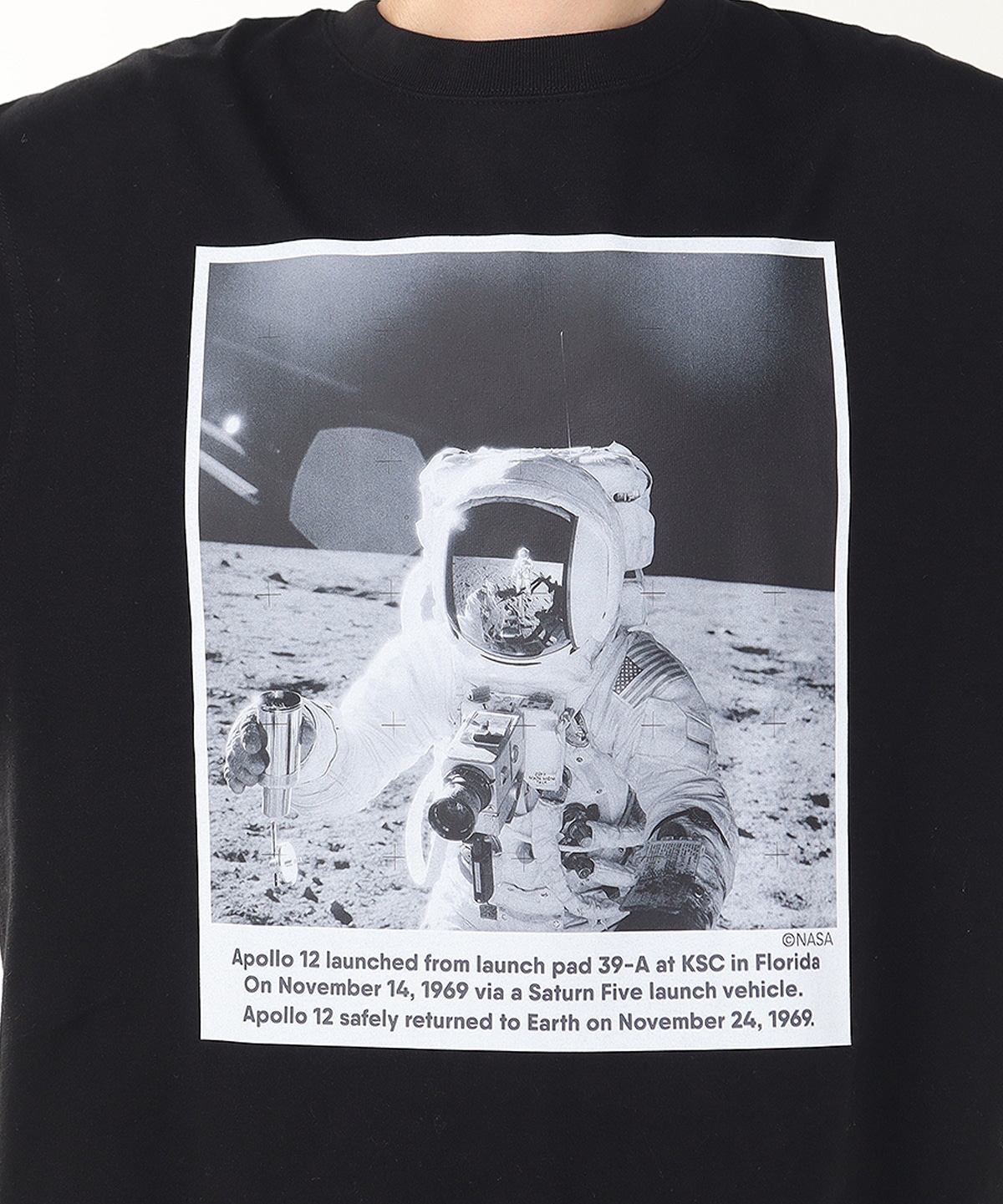 Space Photo Brushed L/S T-Shirt|CHUMS(チャムス)|アウトドア