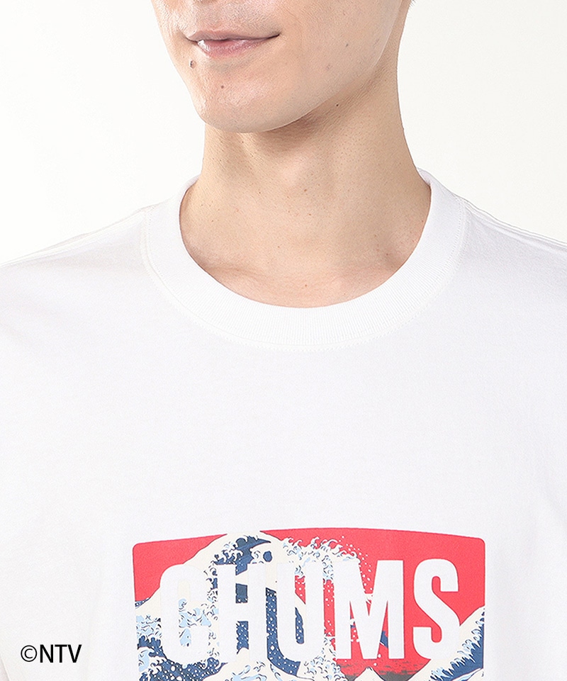 【限定】CHUMS x 葛飾北斎 浪裏 T-Shirt(【限定】CHUMS x 葛飾北斎 浪裏Tシャツ(トップス/Tシャツ))