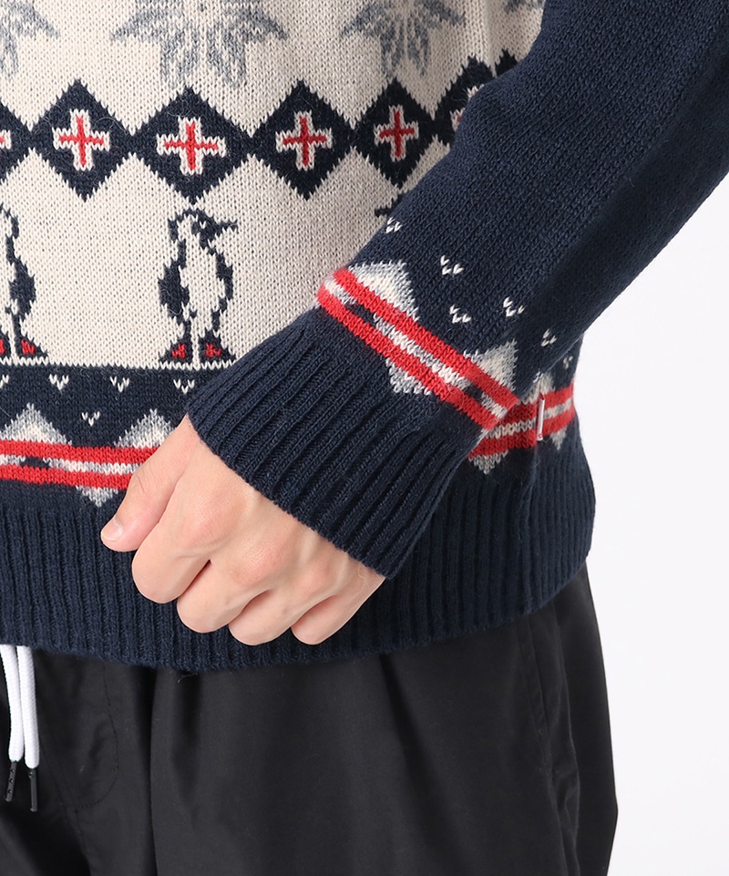 Booby Snow Knit Crew Top/ブービースノーニットクルートップ(ニット