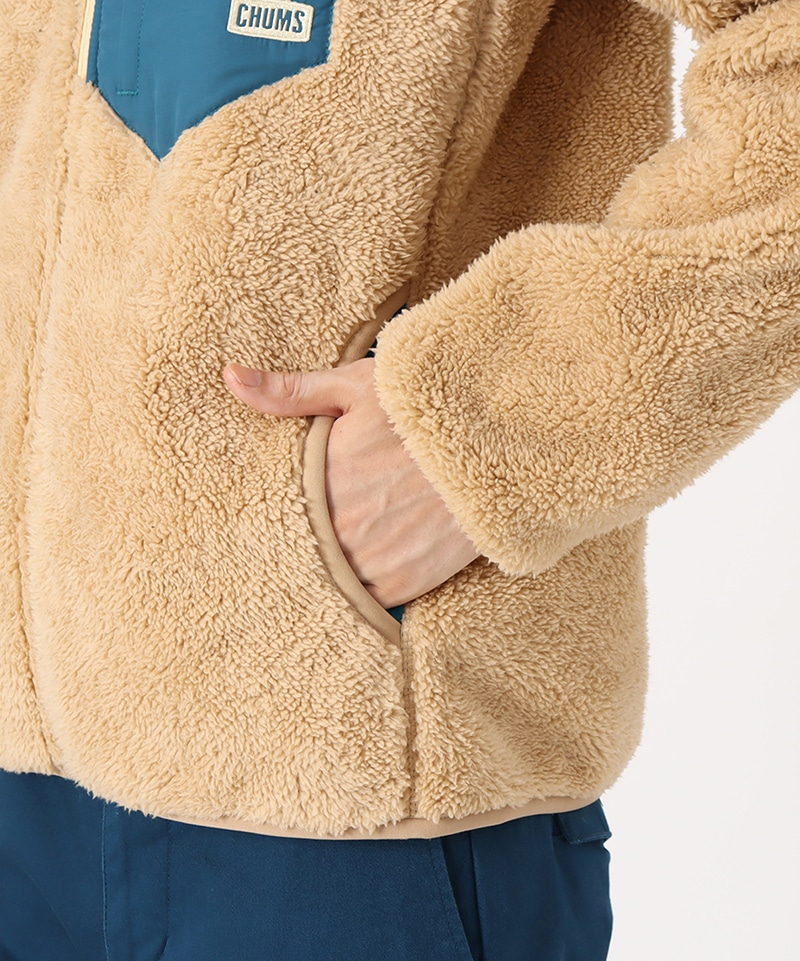 Bonding Fleece Jacket/ボンディングフリースジャケット(アウター／フリース)(M Blue): ジャケット｜アウター|CHUMS( チャムス)|アウトドアファッション公式通販