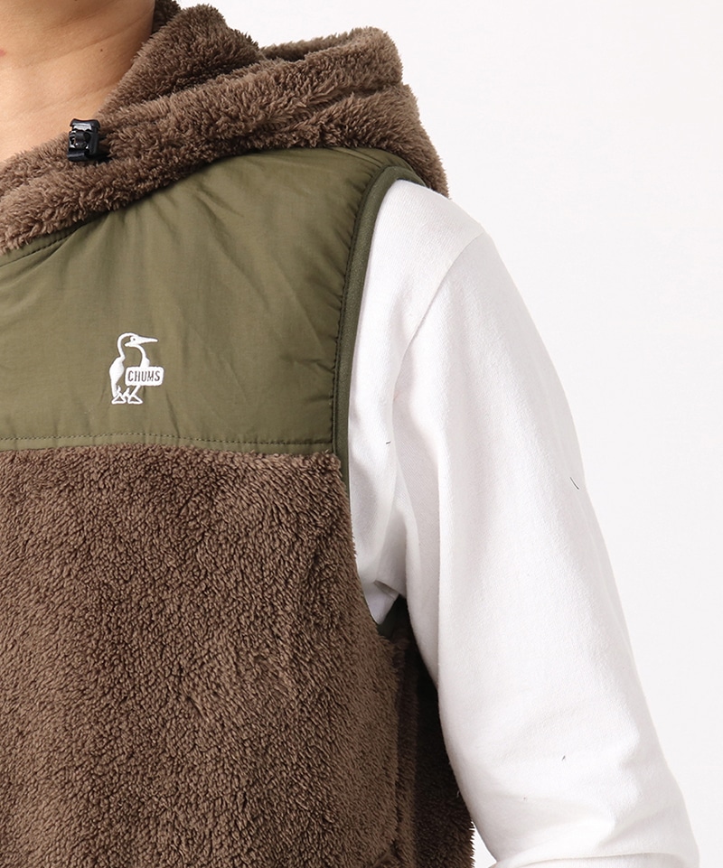 Elmo Fleece Vest/エルモフリースベスト(アウター／フリース)(M Brown ...