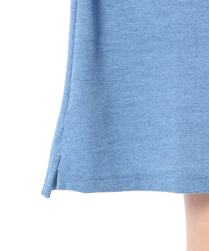 Booby Shawl Polo Dress Dry Indigo ブービーショールポロドレスドライインディゴ ワンピース ポロシャツ Womens M Lt Indigo ワンピース スカート Chums チャムス アウトドアファッション公式通販