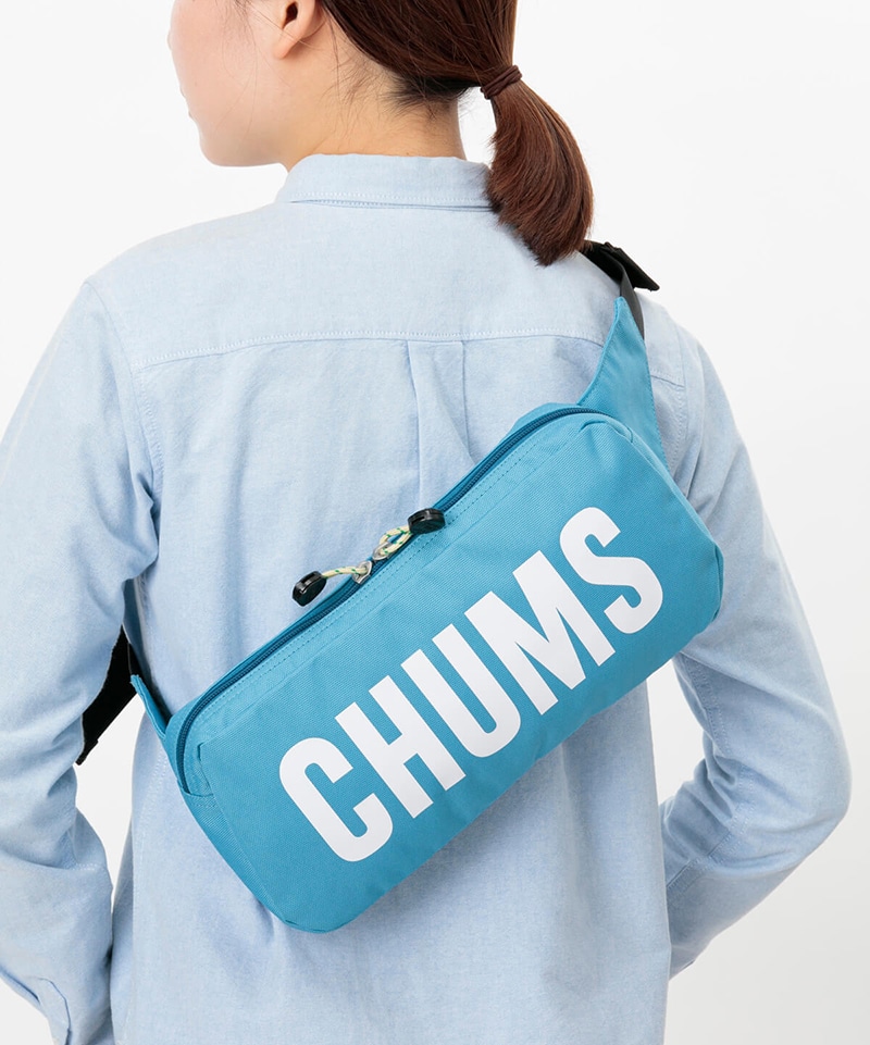 Recycle CHUMS Logo Waist Bag/リサイクルチャムスロゴウエストバッグ(ボディバッグ｜ウエストポーチ)(サイズなし HWYC  Block): バッグ|CHUMS(チャムス)|アウトドアファッション公式通販