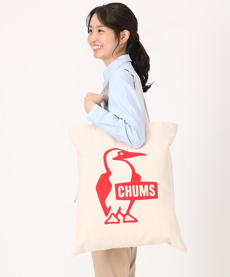 チャムス トートバッグ ショルダーバッグ ブービーキャンバスショルダー CH60-2557 White CHUMS Booby Canvas Shoulder