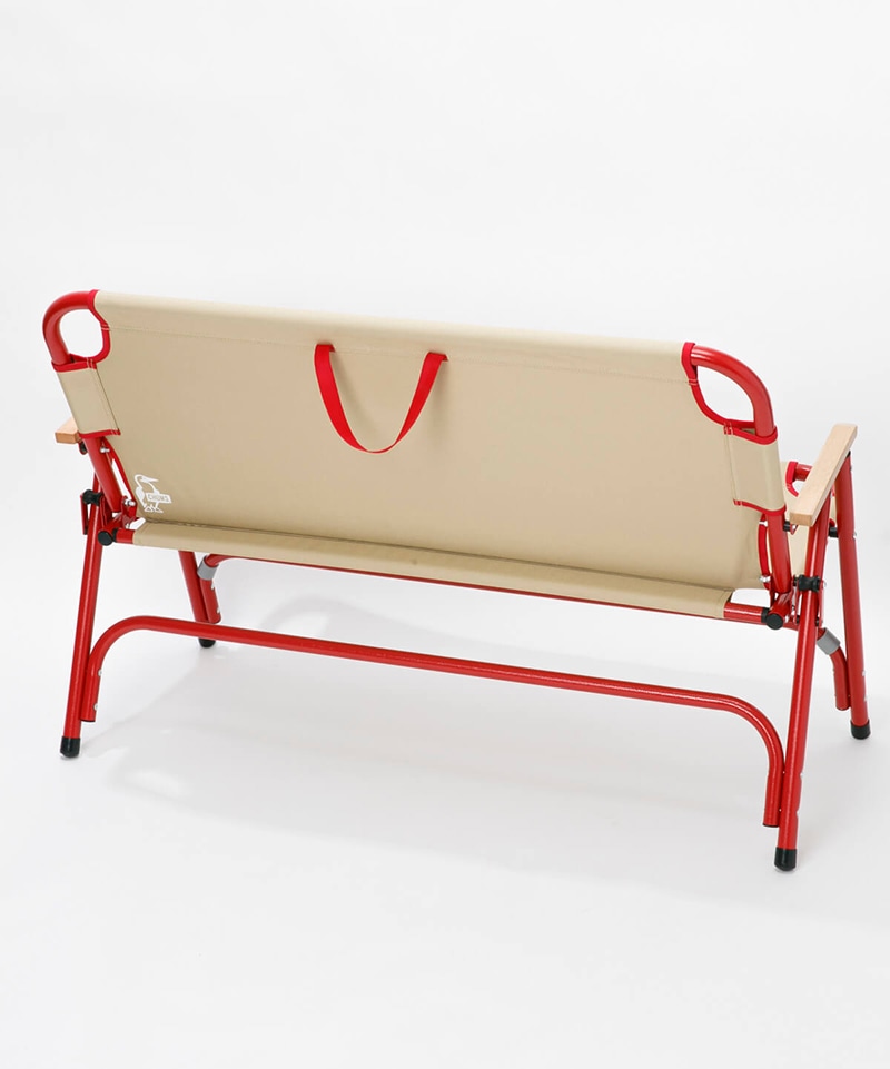 Chums Back With Bench チャムスバックウィズベンチ キャンプ用品 椅子 Free Beige Red キャンプ用品 Chums チャムス アウトドアファッション公式通販