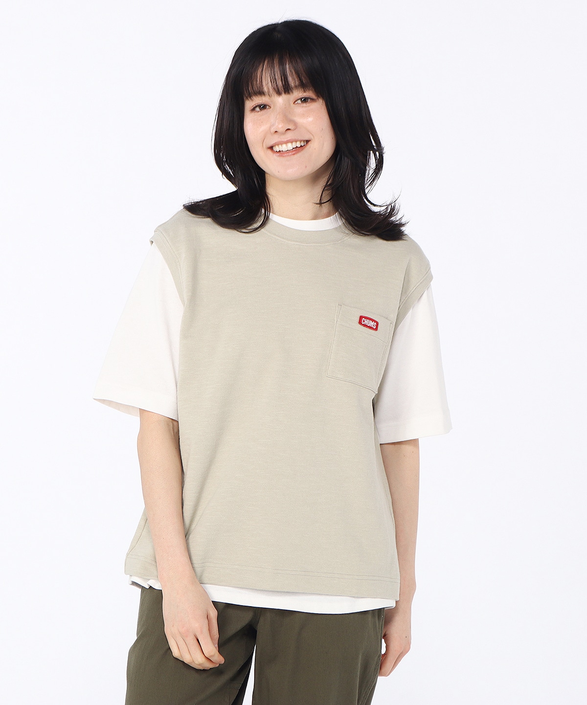 Keystone Layered T-Shirt|CHUMS(チャムス)|アウトドアファッション